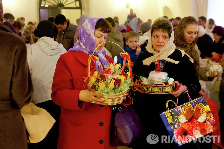 Празднование Пасхи в Томске Празднование Пасхи в Томске