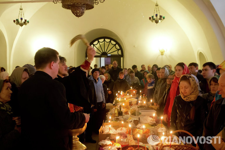 Празднование Пасхи в Томске Празднование Пасхи в Томске