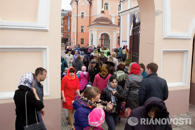 Празднование Пасхи в Томске Празднование Пасхи в Томске