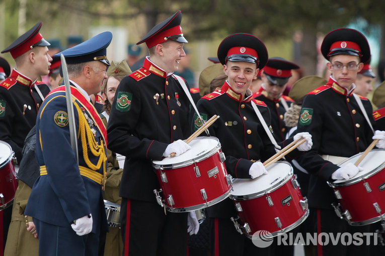Репетиция Парада Победы в Томске Репетиция Парада Победы в Томске