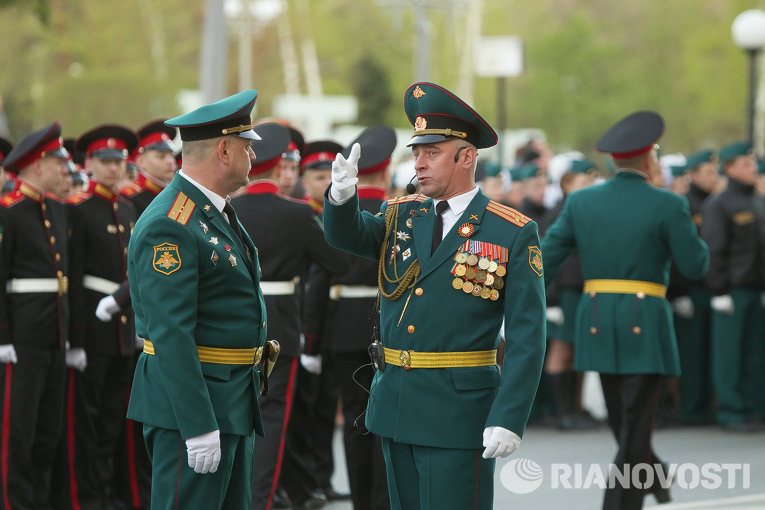 Репетиция Парада Победы в Томске Репетиция Парада Победы в Томске