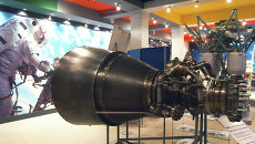 Камера сгорания ракетного двигателя РД-180. Архивное фото Камера сгорания ракетного двигателя РД-180. Архивное фото