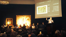 Картина Верещагина продана с торгов аукционного дома Christie's в Лондоне. Архивное фото Картина Верещагина продана с торгов аукционного дома Christie's в Лондоне. Архивное фото