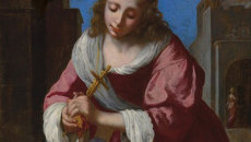 Ян Вермеер. Святая Пракседа. 1655 год Ян Вермеер. Святая Пракседа. 1655 год