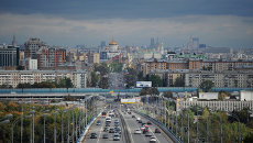 Вид Москвы. Архивное фото Вид Москвы. Архивное фото