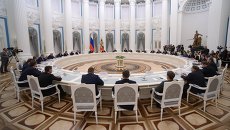 Встреча избранных руководителей субъектов Российской Федерации, архивное фото Встреча избранных руководителей субъектов Российской Федерации, архивное фото