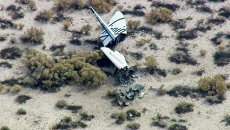 Суборбитальный корабль SpaceShipTwo потерпел крушение при испытании Суборбитальный корабль SpaceShipTwo потерпел крушение при испытании