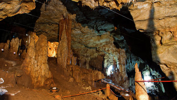 Карстовая известняковая пещера Мано, расположенная на севере Израиля