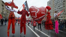 Шествие и митинг КПРФ в Москве Шествие и митинг КПРФ в Москве