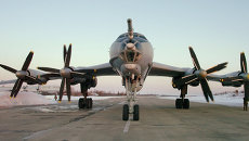 Противолодочный самолет Ту-142. Архивное фото Противолодочный самолет Ту-142. Архивное фото