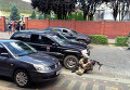Боевик Правого сектора в Мукачево, Украина. 11 июля 2015 Боевик Правого сектора в Мукачево, Украина. 11 июля 2015