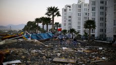 Последствия землетрясения в городе Кокимбо в Чили, 17 сентября 2015 Последствия землетрясения в городе Кокимбо в Чили, 17 сентября 2015