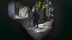 Деревня Желобок Луганской области. Архивное фото Деревня Желобок Луганской области. Архивное фото