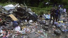 На месте крушения Ан-12 в Южном Судане, 4 ноября 2015 На месте крушения Ан-12 в Южном Судане, 4 ноября 2015
