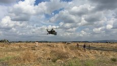 Российские ударные вертолеты МИ-24. Архивное фото Российские ударные вертолеты МИ-24. Архивное фото