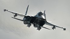 Самолет Су-34. Архивное фото Самолет Су-34. Архивное фото