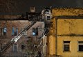 Пожар на швейном предприятии на востоке Москвы Пожар на швейном предприятии на востоке Москвы