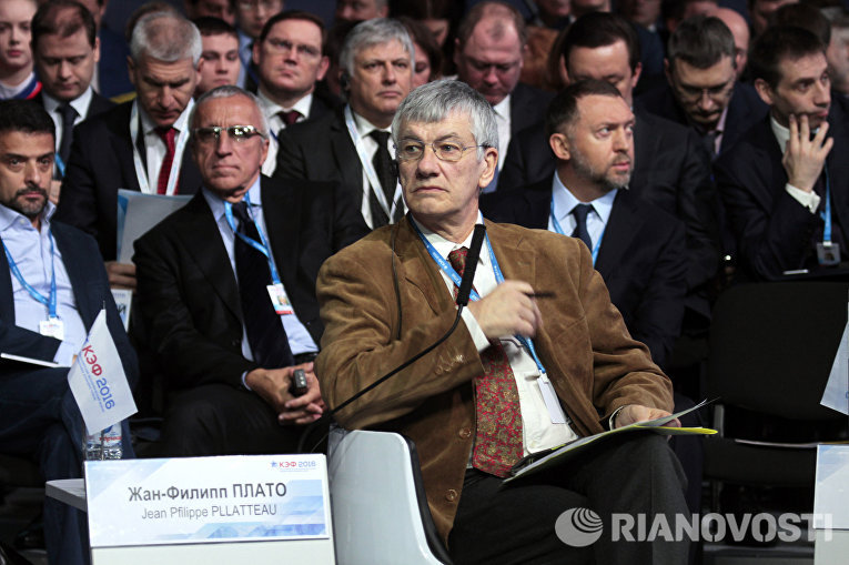 Жан-Филипп Плато на Красноярском экономическом форуме Россия: Стратегия 2030. Первый основной день Жан-Филипп Плато на Красноярском экономическом форуме Россия: Стратегия 2030. Первый основной день