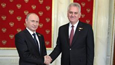 Владимир Путин и Томислав Николич. Архивное фото Владимир Путин и Томислав Николич. Архивное фото