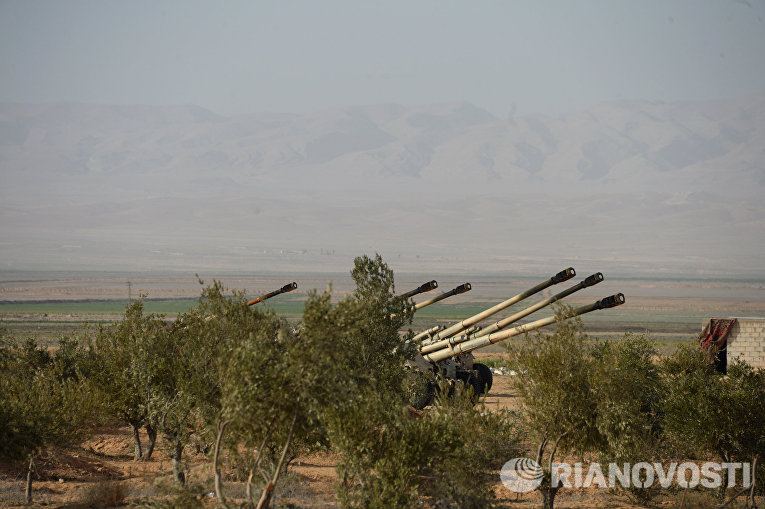 Боевые действия сирийской армии в окрестностях Пальмиры Боевые действия сирийской армии в окрестностях Пальмиры