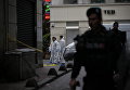 Сотрудники турецких спецслужб неподалеку от места взрыва на улице Истикляль в Стамбуле. 19 марта 2016 Сотрудники турецких спецслужб неподалеку от места взрыва на улице Истикляль в Стамбуле. 19 марта 2016