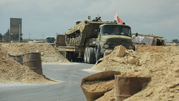 Военная техника Сирийской арабской армии. Архивное фото