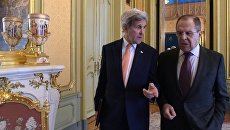 Министр иностранных дел РФ Сергей Лавров и государственный секретарь США Джон Керри во время встречи в Москве Министр иностранных дел РФ Сергей Лавров и государственный секретарь США Джон Керри во время встречи в Москве