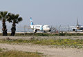 Самолет A320 компании EgyptAir в аэропорту Ларнаки, Кипр Самолет A320 компании EgyptAir в аэропорту Ларнаки, Кипр