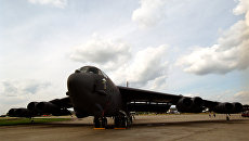 Бомбардировщик Б-52 (США). Архивное фото Бомбардировщик Б-52 (США). Архивное фото
