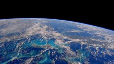 Earth View from the ISS.  Archival photo