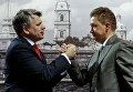 Главный исполнительный директор концерна Шелл Бен ван Берден и председатель правления, заместитель председателя совета директоров ОАО Газпром Алексей Миллер после подписания меморандума - дорожной карты о третьей технологической линии проекта Cахалин-2 Главный исполнительный директор концерна Шелл Бен ван Берден и председатель правления, заместитель председателя совета директоров ОАО Газпром Алексей Миллер после подписания меморандума - дорожной карты о третьей технологической линии проекта Cахалин-2