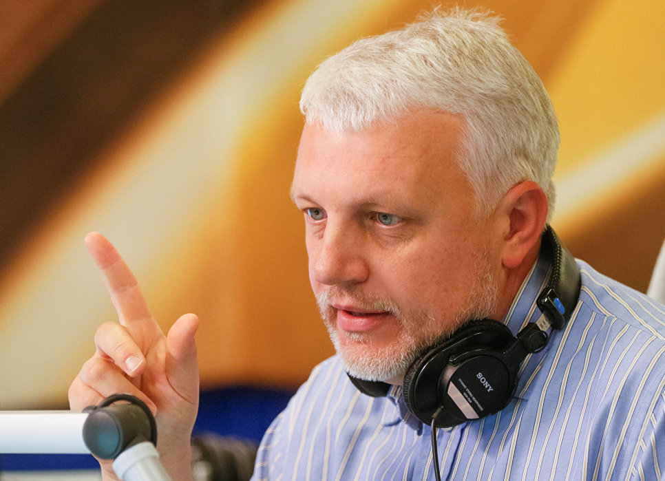 Журналист Павел Шеремет, 2015 год Журналист Павел Шеремет, 2015 год