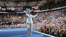 Кандидат в президенты США Хиллари Клинтон. 29 июля 2016 Кандидат в президенты США Хиллари Клинтон. 29 июля 2016