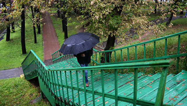 В Махачкале затопило микрорайон из-за сильного дождя