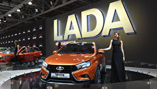 Автомобиль LADA Vesta на Московском международном автомобильном салоне-2016 Автомобиль LADA Vesta на Московском международном автомобильном салоне-2016