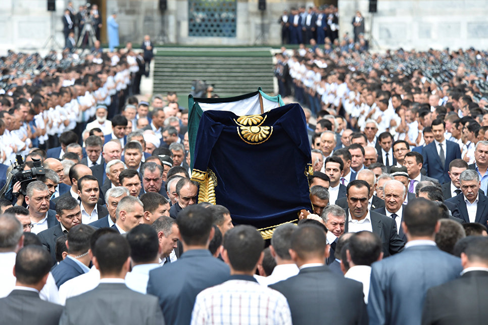 Похороны президента Узбекистана Ислама Каримова. 3 сентября 2016