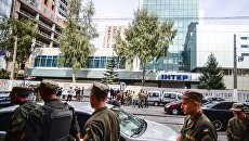 Митинг возле здания телеканала Интер в Киеве Митинг возле здания телеканала Интер в Киеве