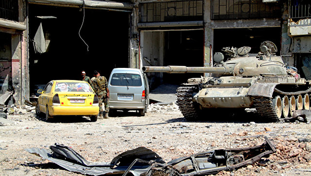 Гуманитарный конвой попал под обстрел в Сирии