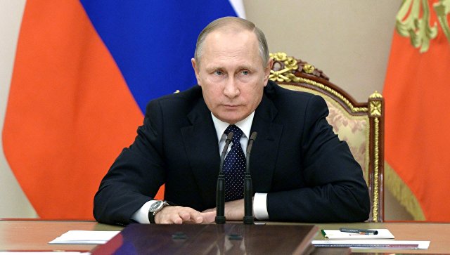 Президент РФ Владимир Путин проводит в Кремле совещание по вопросам совершенствования межбюджетных отношений. 26 сентября 2016