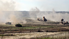 Tactical military exercise in the LC.  Archival photo