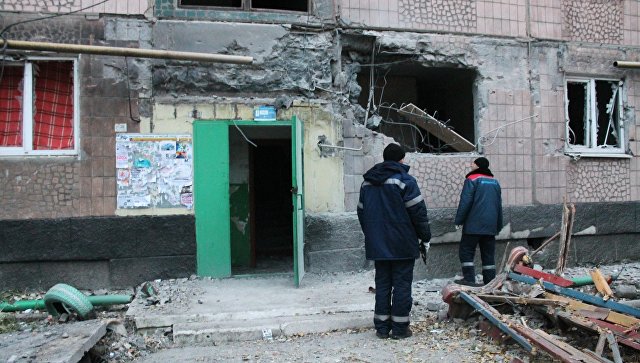 Журналисты НТВ попали под обстрел в Донбассе