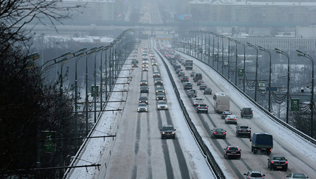 Московские дороги в четверг загружены менее обычного