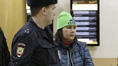 Гюльчехра Бобокулова в Хорошевском суде после оглашения приговора о принудительном психиатрическом лечении