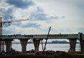 Вид на строительство Северо-Западного скоростного диаметра в Санкт-Петербурге Вид на строительство Северо-Западного скоростного диаметра в Санкт-Петербурге