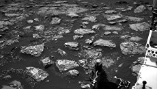 Фотография, полученная Curiosity с точки его временной стоянки Фотография, полученная Curiosity с точки его временной стоянки