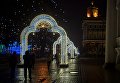 Новогодняя иллюминация на одной из улиц Санкт-Петербурга Новогодняя иллюминация на одной из улиц Санкт-Петербурга