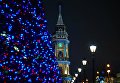 Новогодняя иллюминация на одной из улиц Санкт-Петербурга Новогодняя иллюминация на одной из улиц Санкт-Петербурга