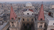 С высоты птичьего полета: северная столица Сирии после изгнания боевиков С высоты птичьего полета: северная столица Сирии после изгнания боевиков