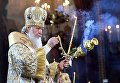 Патриарх Московский и всея Руси Кирилл на Рождественском богослужении в храме Христа Спасителя Патриарх Московский и всея Руси Кирилл на Рождественском богослужении в храме Христа Спасителя