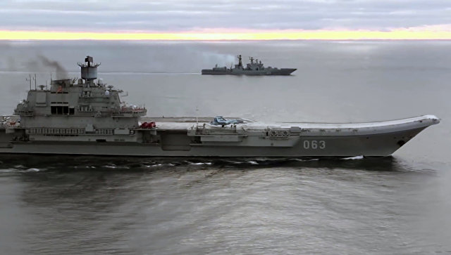 Британские корабли готовятся сопровождать авианосец "Адмирал Кузнецов"